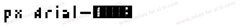 px Arial字体转换